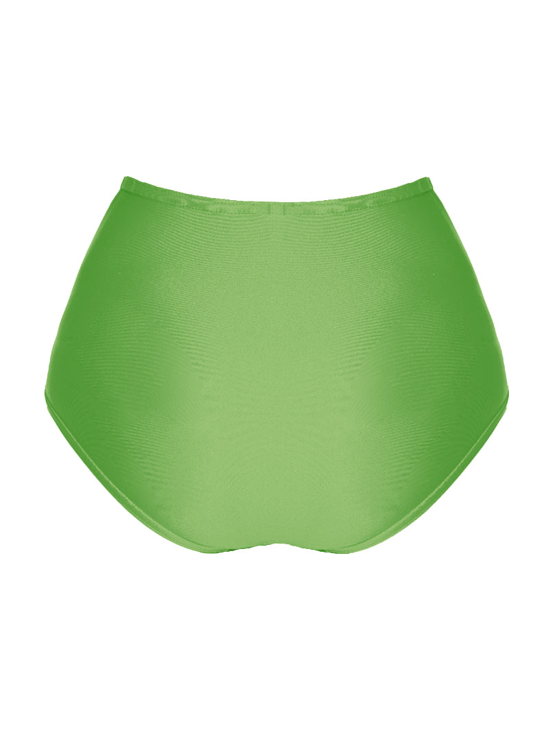 High Waist Dance Briefs - Greens
