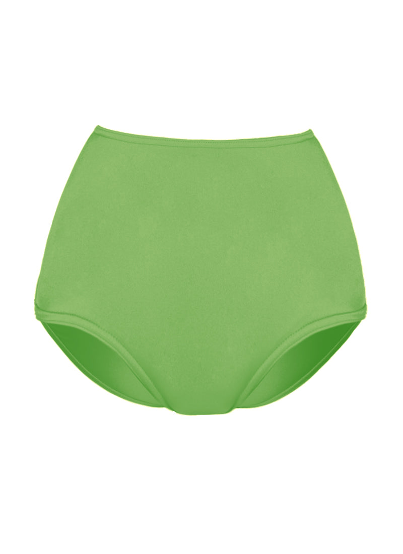 High Waist Dance Briefs - Greens