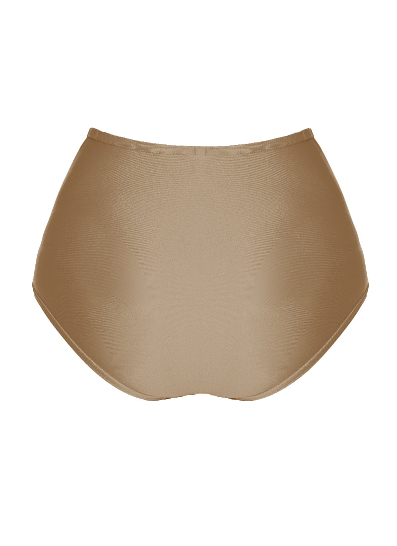 High Waist Dance Briefs - Nudes and Browns
