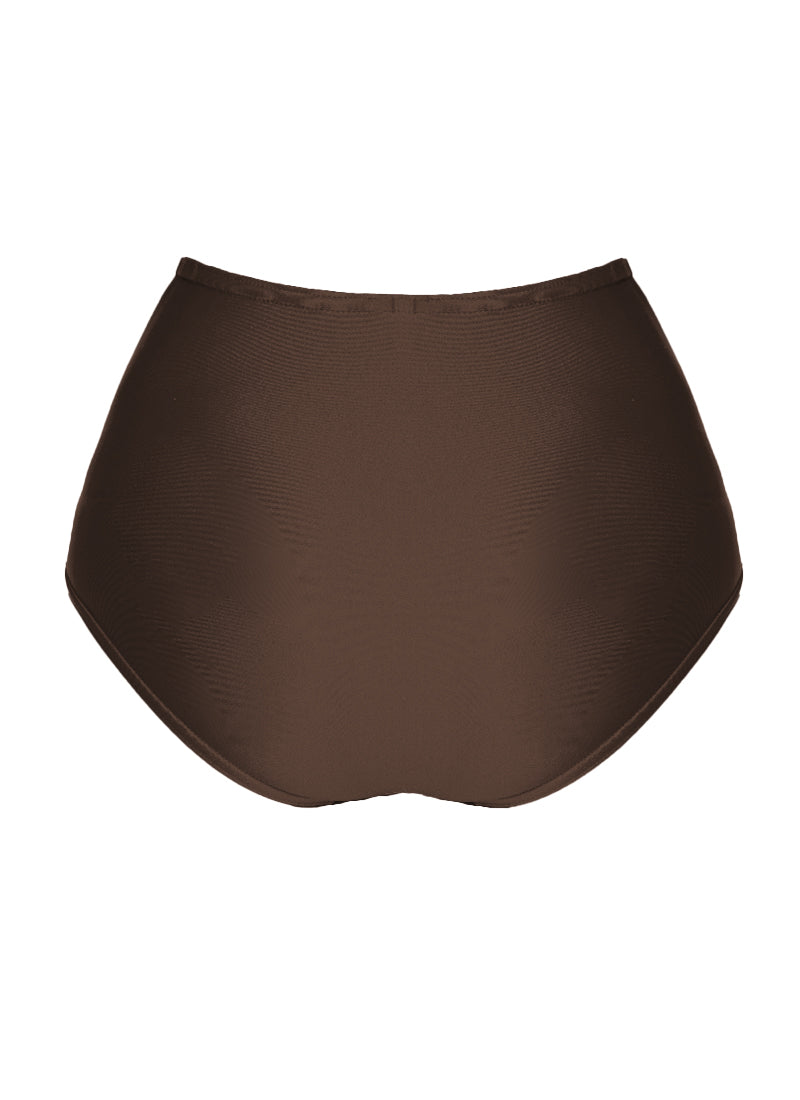 High Waist Dance Briefs - Nudes and Browns