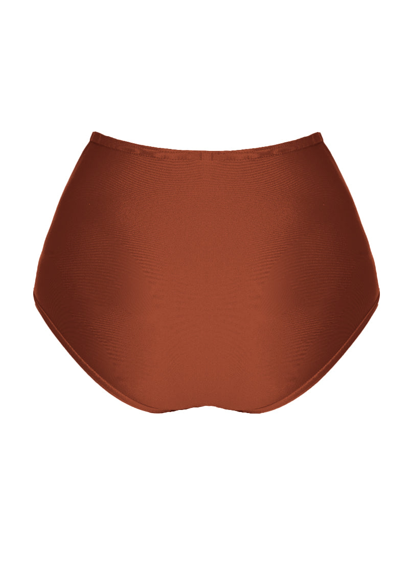 High Waist Dance Briefs - Nudes and Browns