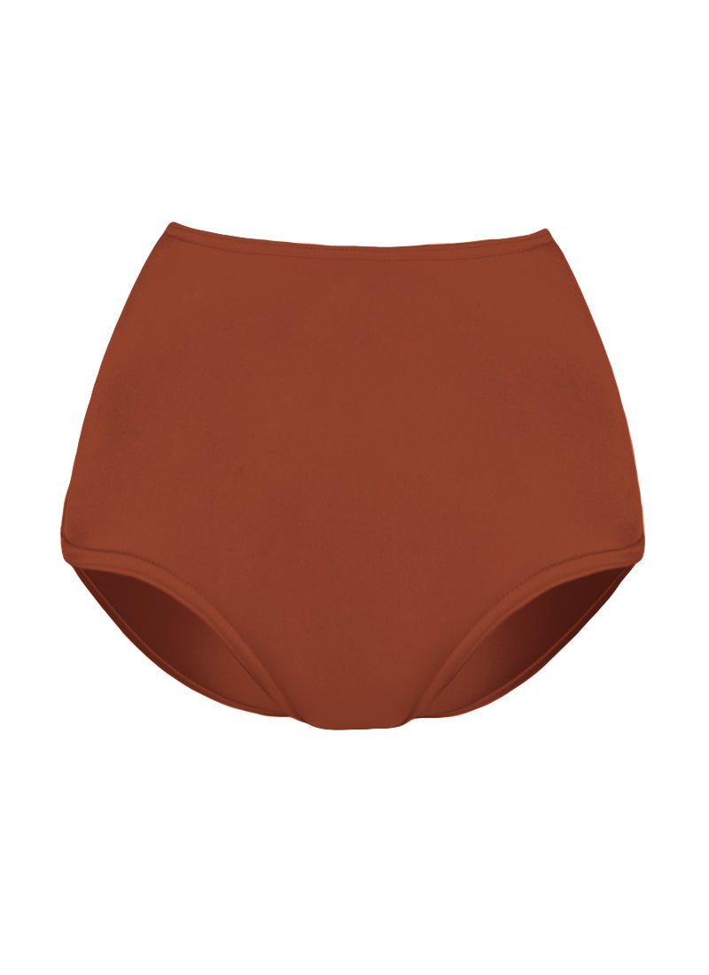 High Waist Dance Briefs - Nudes and Browns