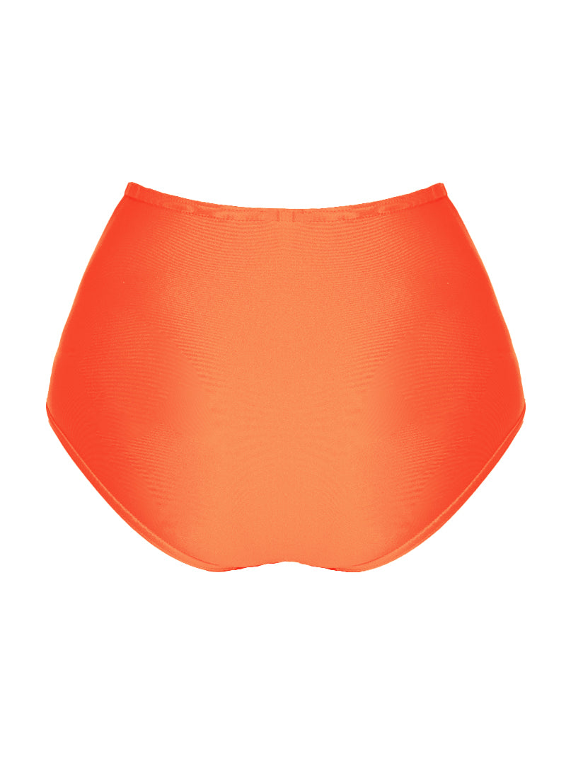 High Waist Dance Briefs - Reds & Oranges