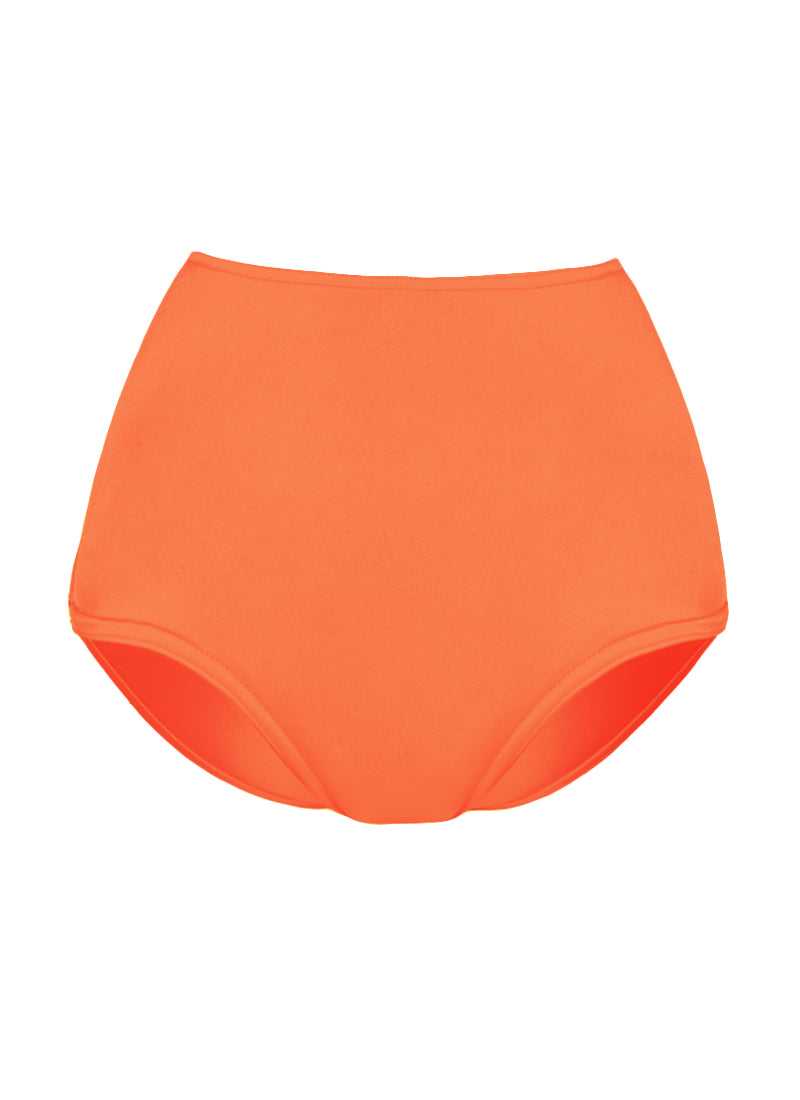 High Waist Dance Briefs - Reds & Oranges