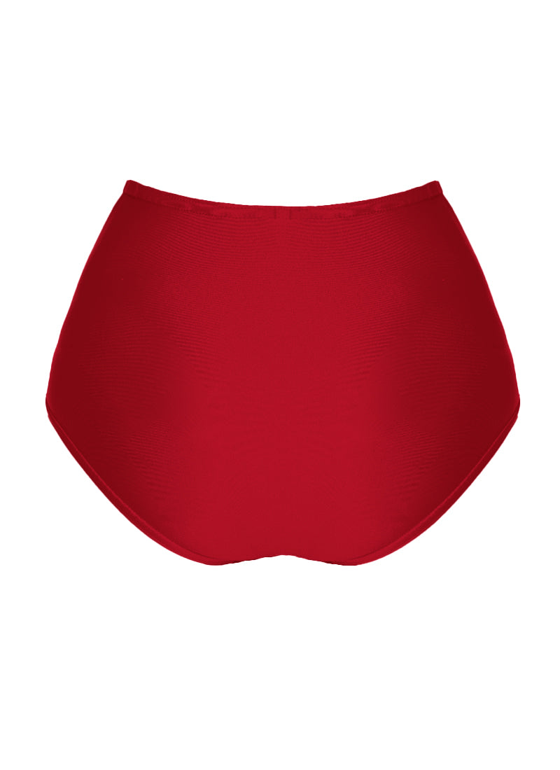 High Waist Dance Briefs - Reds & Oranges