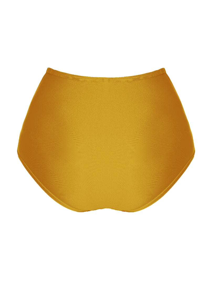 High Waist Dance Briefs - Yellows