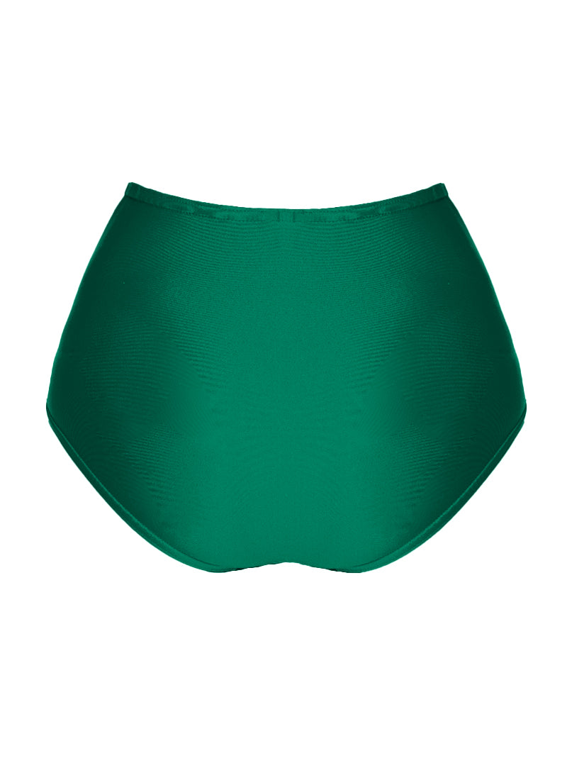 High Waist Dance Briefs - Greens