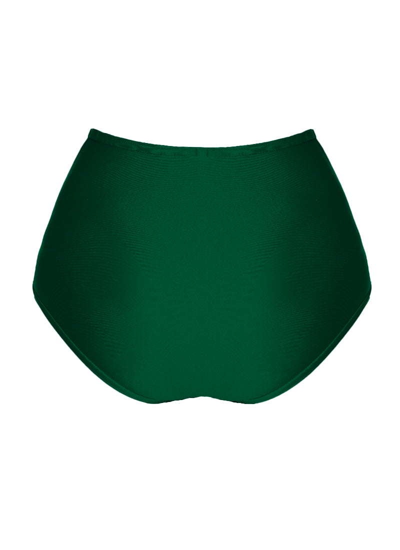 High Waist Dance Briefs - Greens