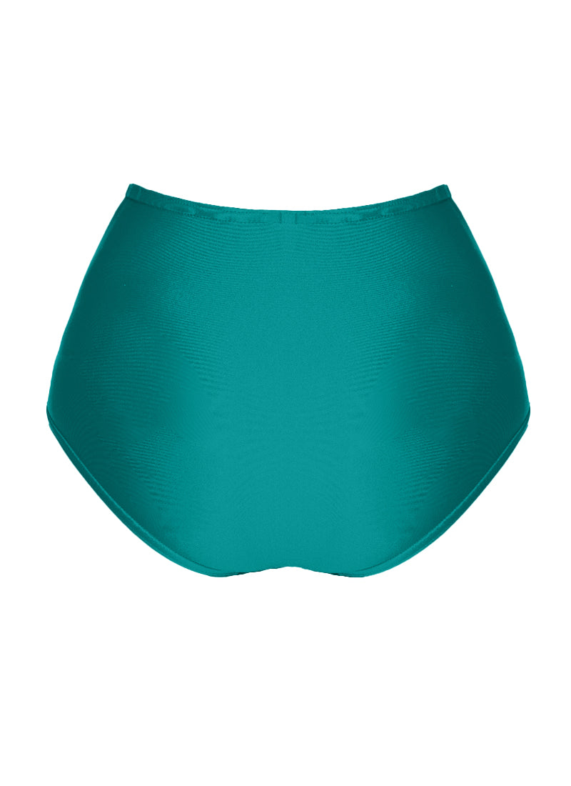 High Waist Dance Briefs - Greens