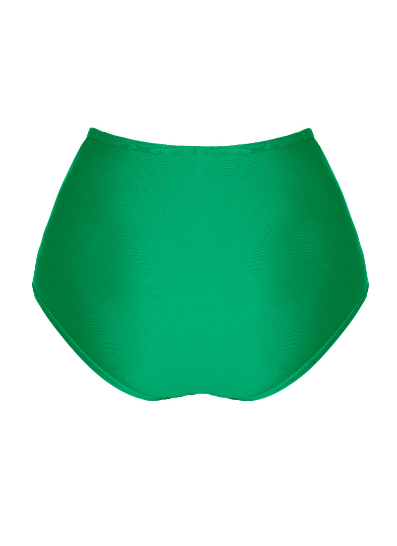 High Waist Dance Briefs - Greens