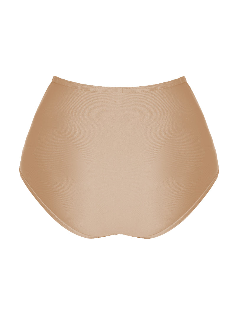 High Waist Dance Briefs - Nudes and Browns