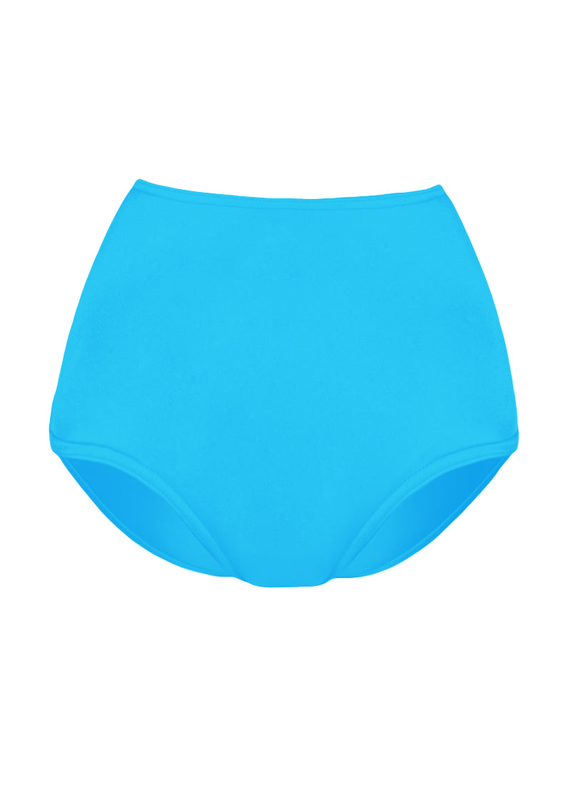 High Waist Dance Briefs - Blues
