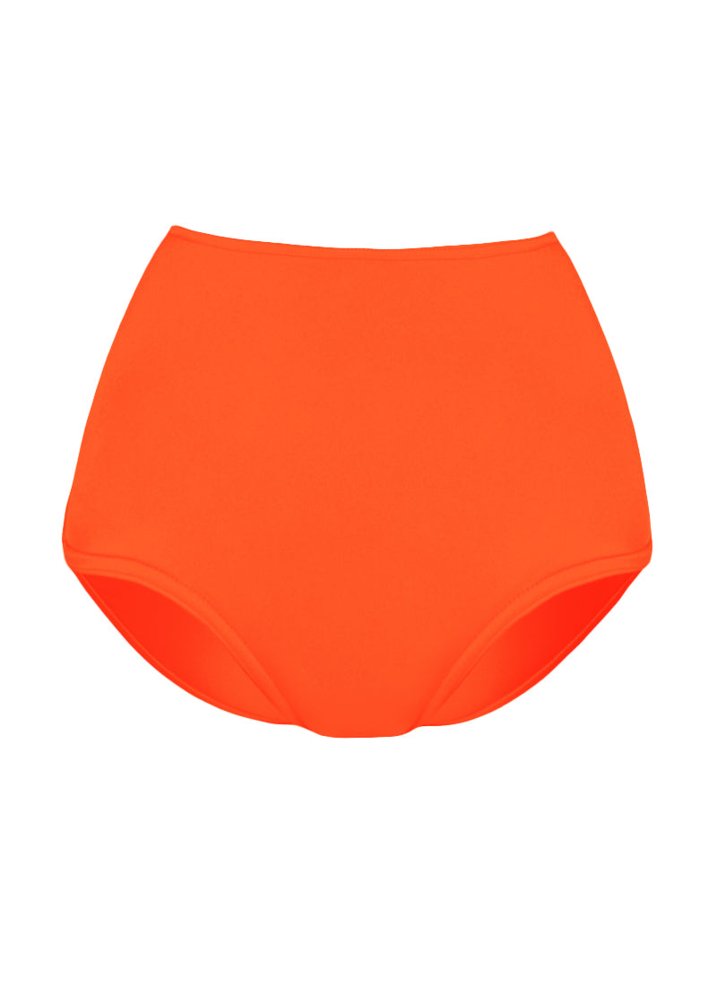 High Waist Dance Briefs - Reds & Oranges
