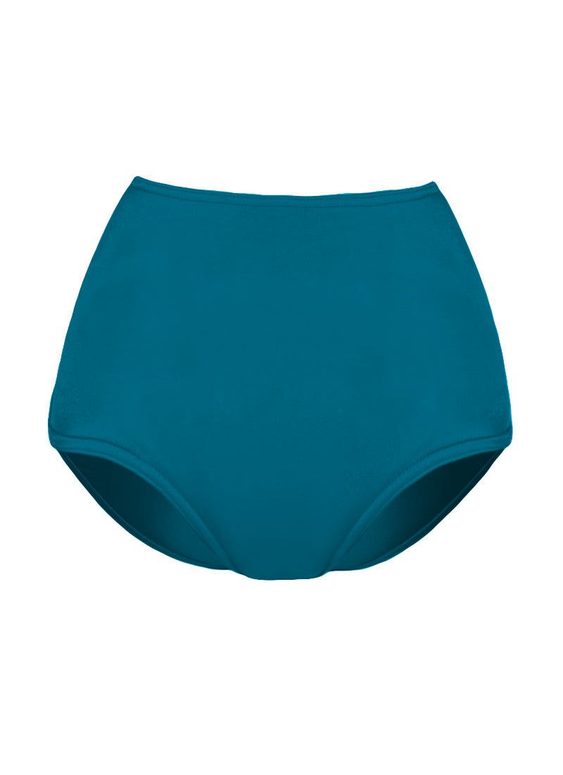 High Waist Dance Briefs - Blues