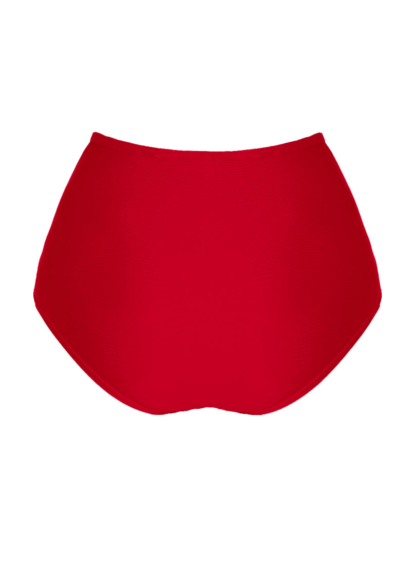 High Waist Dance Briefs - Reds & Oranges
