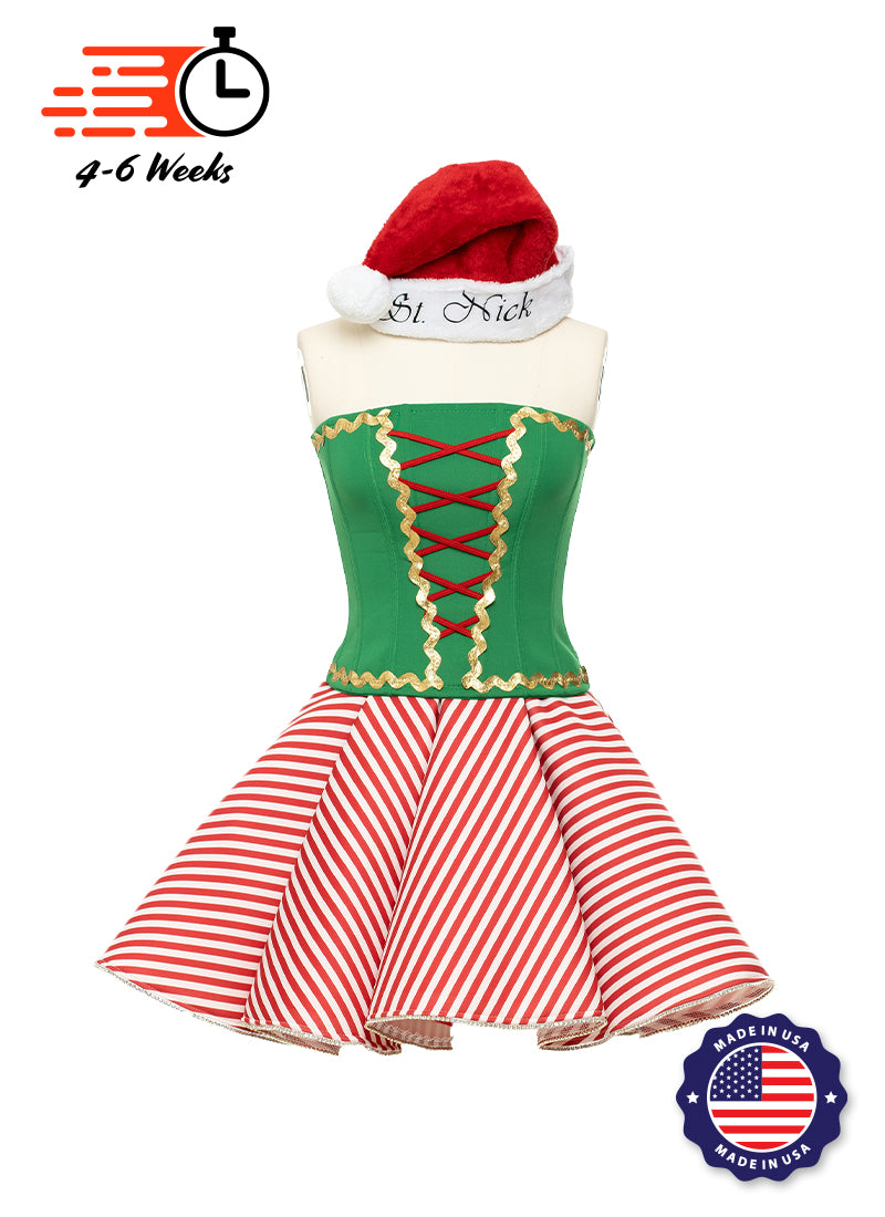 Santa's Helper Show Choir Costume Front View