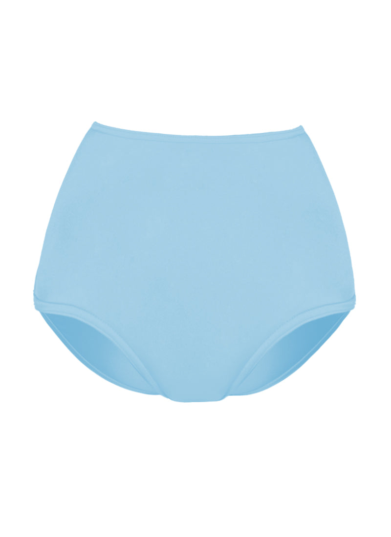 High Waist Dance Briefs - Blues