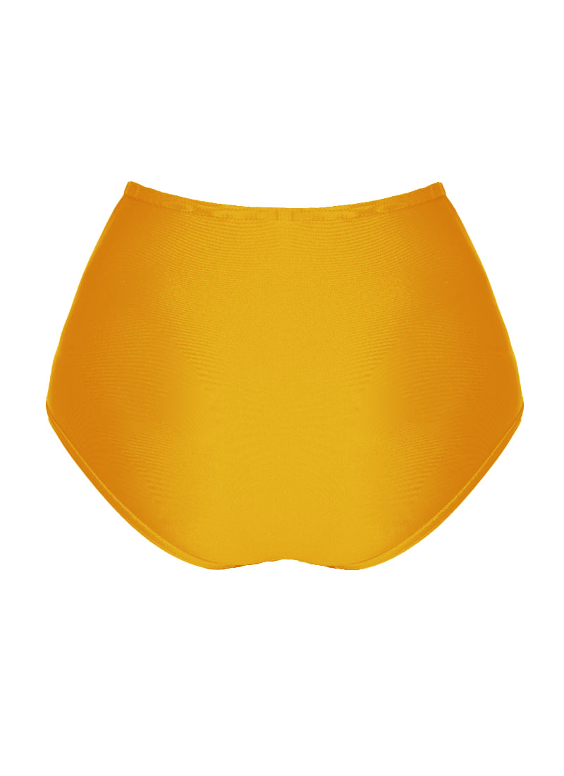 High Waist Dance Briefs - Yellows