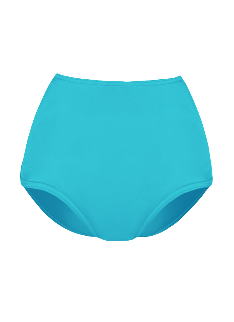 High Waist Dance Briefs - Blues