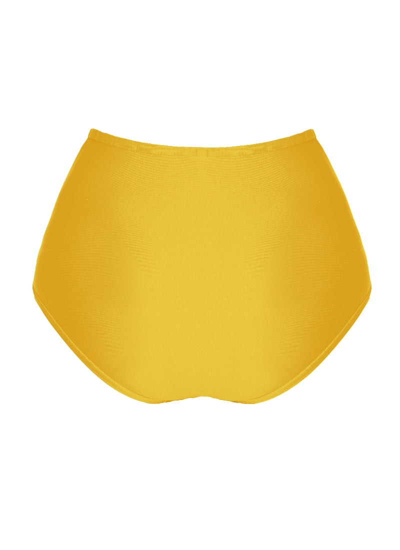 High Waist Dance Briefs - Yellows