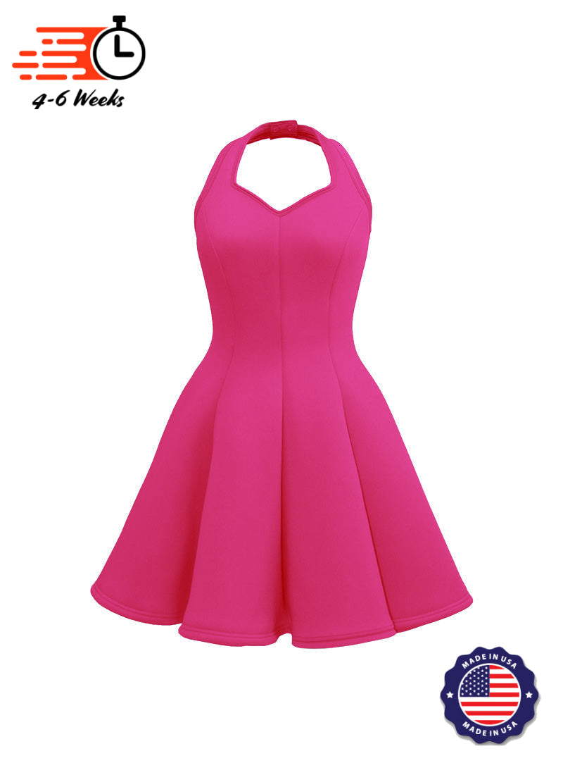 Sweetheart Halter Super Techno Show Choir Dress - Pinks