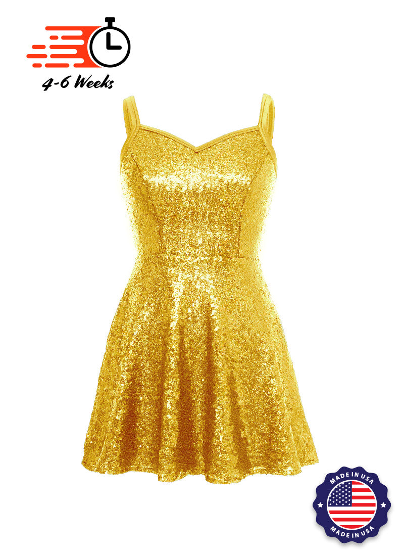 Solid Sequin Sweetheart Neckline Show Choir Dress Metallics - Ships in - ShowChoirDresses.com Solid Sequin Sweetheart Neckline Show Choir Dress Metallics - Ships in - ShowChoirDresses.com