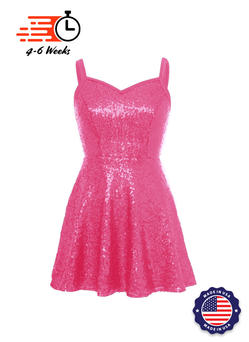 Solid Sequin Sweetheart Neckline Show Choir Dress Pinks and Purples- S - ShowChoirDresses.com Solid Sequin Sweetheart Neckline Show Choir Dress Pinks and Purples- S - ShowChoirDresses.com