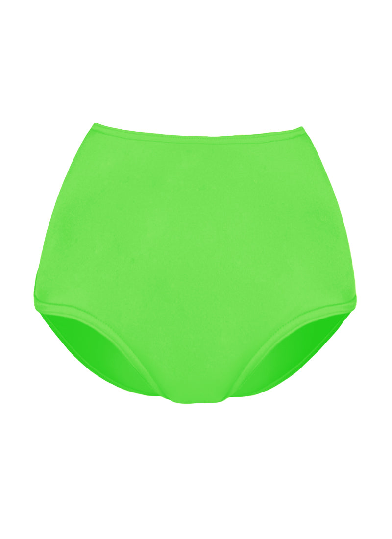 High Waist Dance Briefs - Neons & Metallics