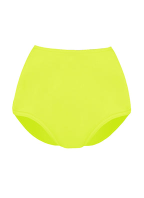 High Waist Dance Briefs - Neons & Metallics