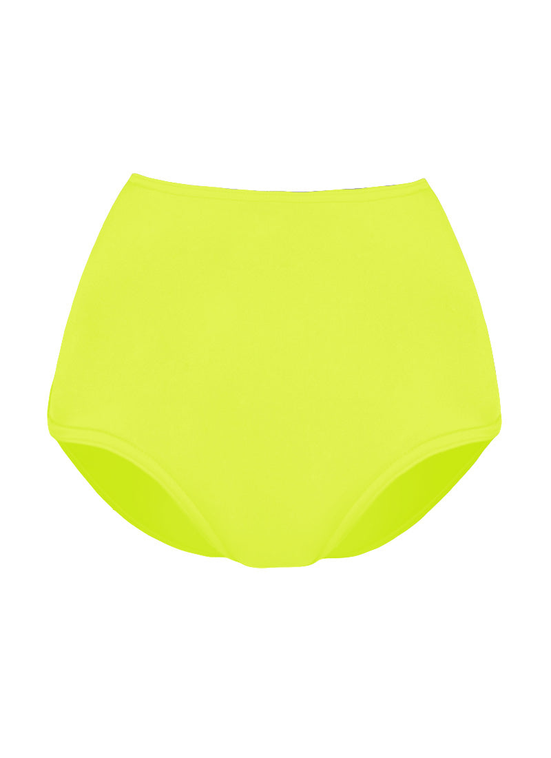 High Waist Dance Briefs - Neons & Metallics