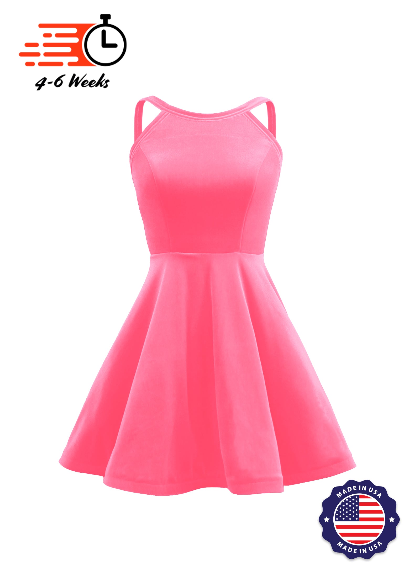 The DANCER Stretch Velvet Show Choir Dress with Attached Briefs - Ships 4 to 6 weeks