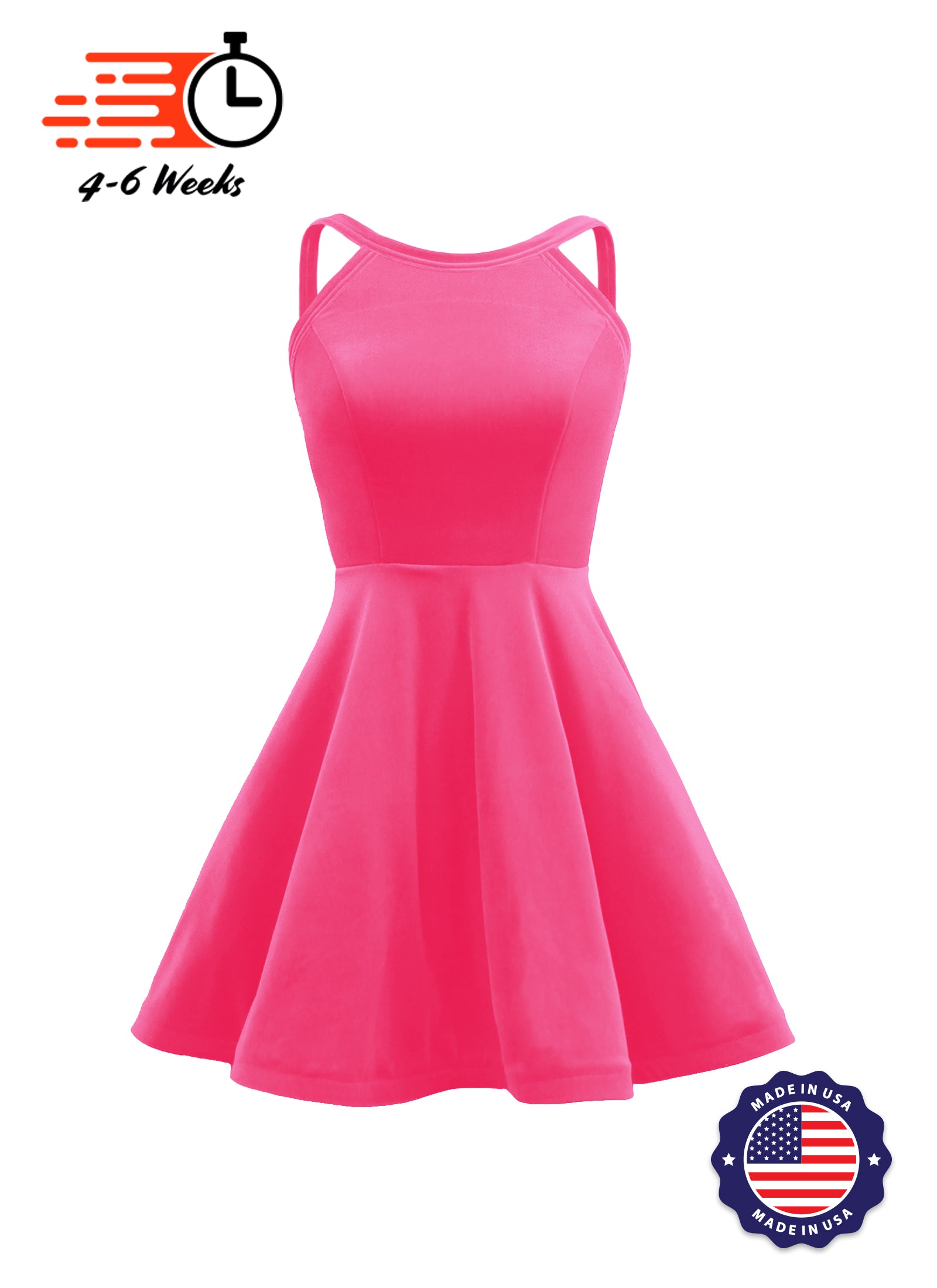 The DANCER Stretch Velvet Show Choir Dress with Attached Briefs - Ships 4 to 6 weeks
