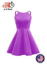 The DANCER Stretch Velvet Show Choir Dress with Attached Briefs - Ships 4 to 6 weeks