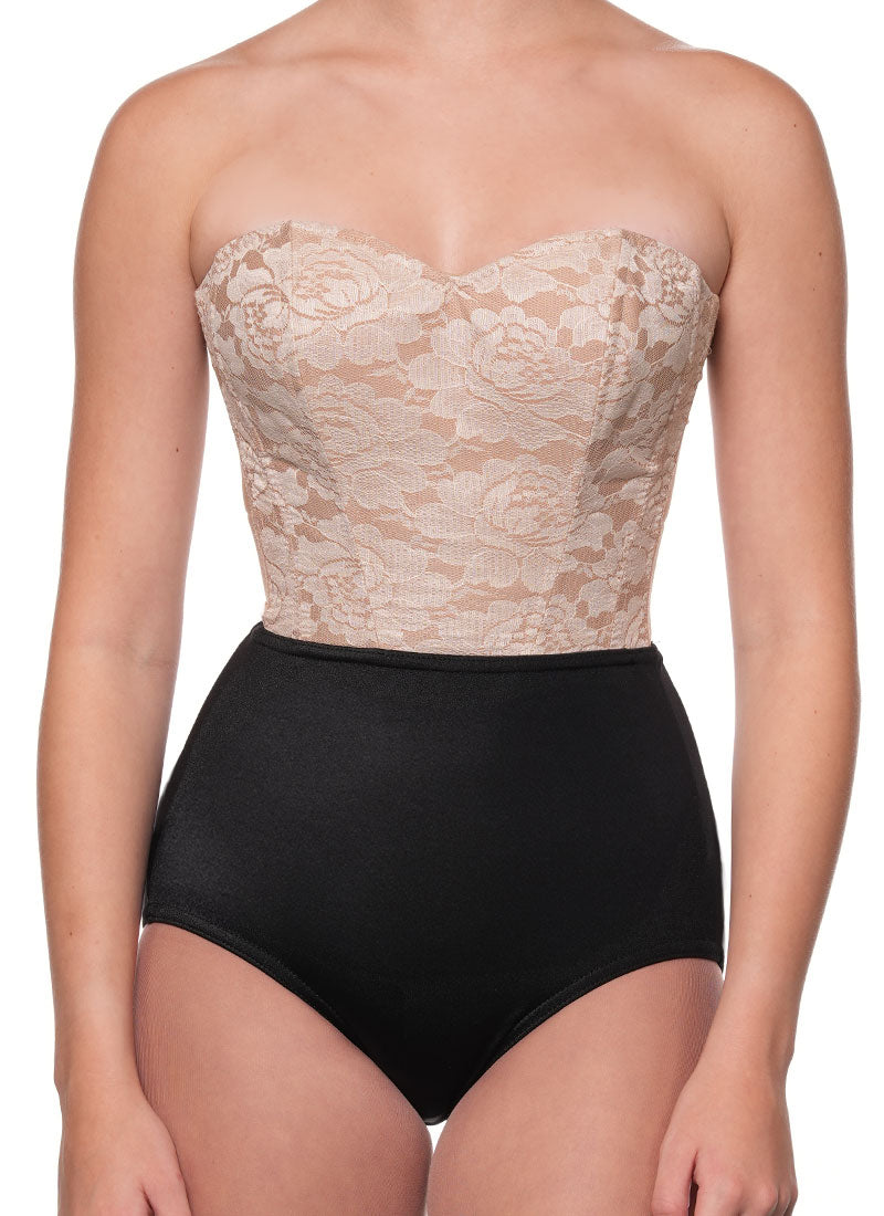 High Waist Dance Briefs - Black and Neutrals