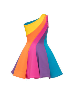 Spiral Panel Show Choir Dress Candy Land - Ships 4 to 6 weeks