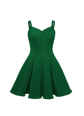 Sweetheart Straps Princess Seam Show Choir Dress with Attached Briefs - Greens & Yellows - Ships 4 to 6 weeks