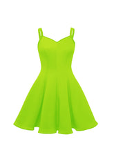 Sweetheart Straps Princess Seam Show Choir Dress with Attached Briefs - Ships 4 to 6 weeks