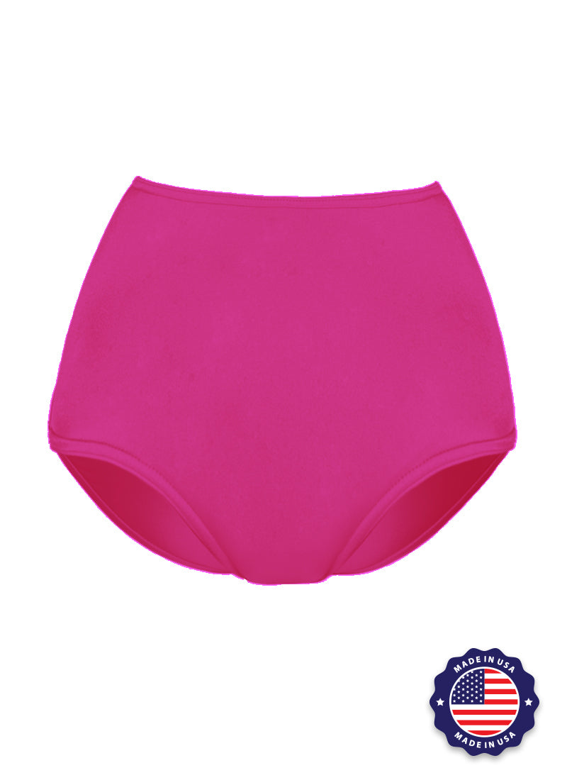 BP Designs High Waist Brief 05108 - Black and Pink Dance Supplies